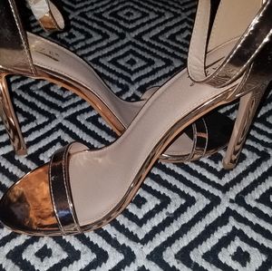 ☆Rose Gold heel sandals☆